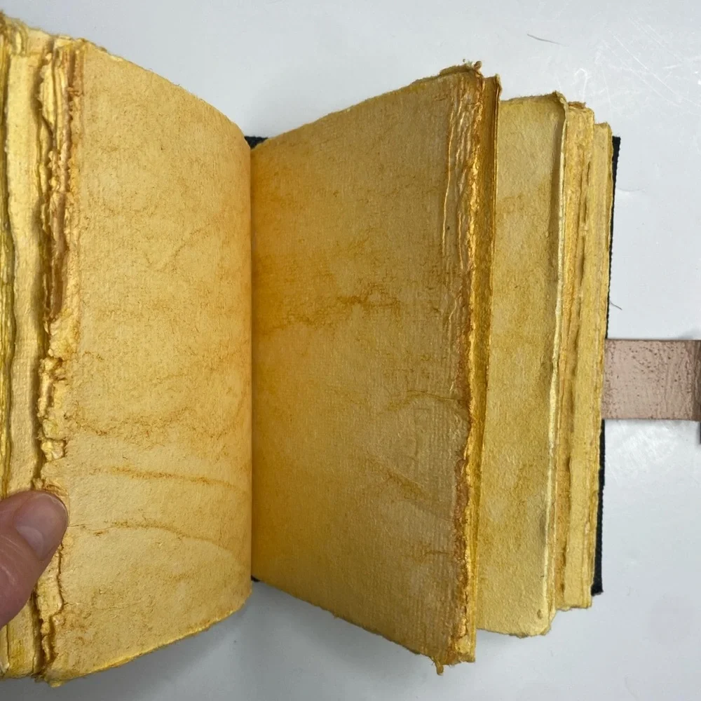 Luna Moth Leather Journal Blank Book Journal Vintage-Like Grimoire